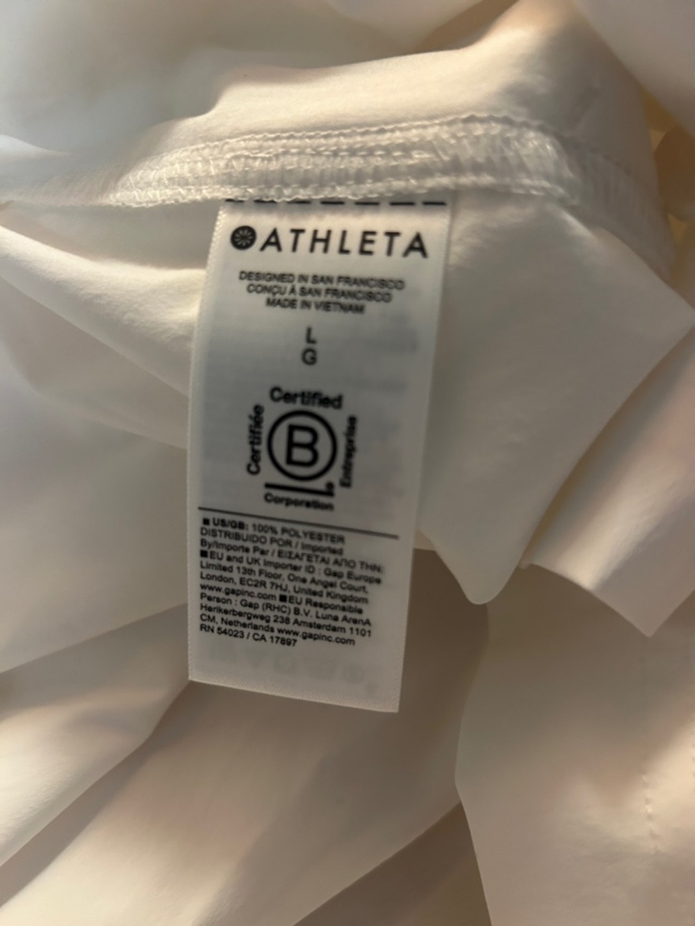 Athleta BLACK Poplin Drawstring Shorts - Picture 5 of 6